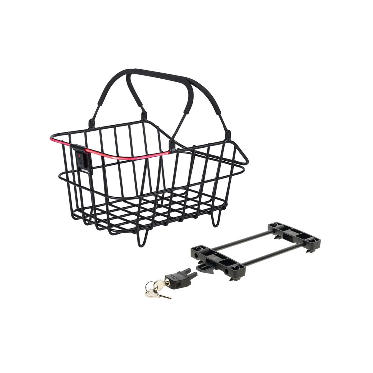 BASIL Fietsmand Achteraan Cento Alu Northern Lights 3 BASIL Fietsmand Achteraan Cento Alu Northern Lights