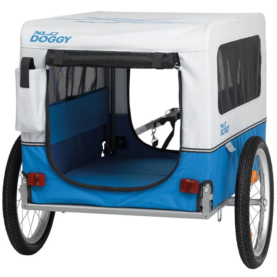 XLC Cargo Trailer Doggy VAN BS-L04 - Blauw/Grijs 4 XLC Cargo Trailer Doggy VAN BS-L04 - Blauw/Grijs - Afbeelding 2