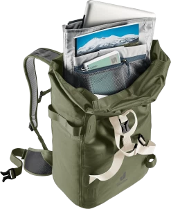 Deuter Amager 25+5 - Khaki -Fietsuitrusting Winkel 3220022 2050 Amager 25 5 khaki D 07