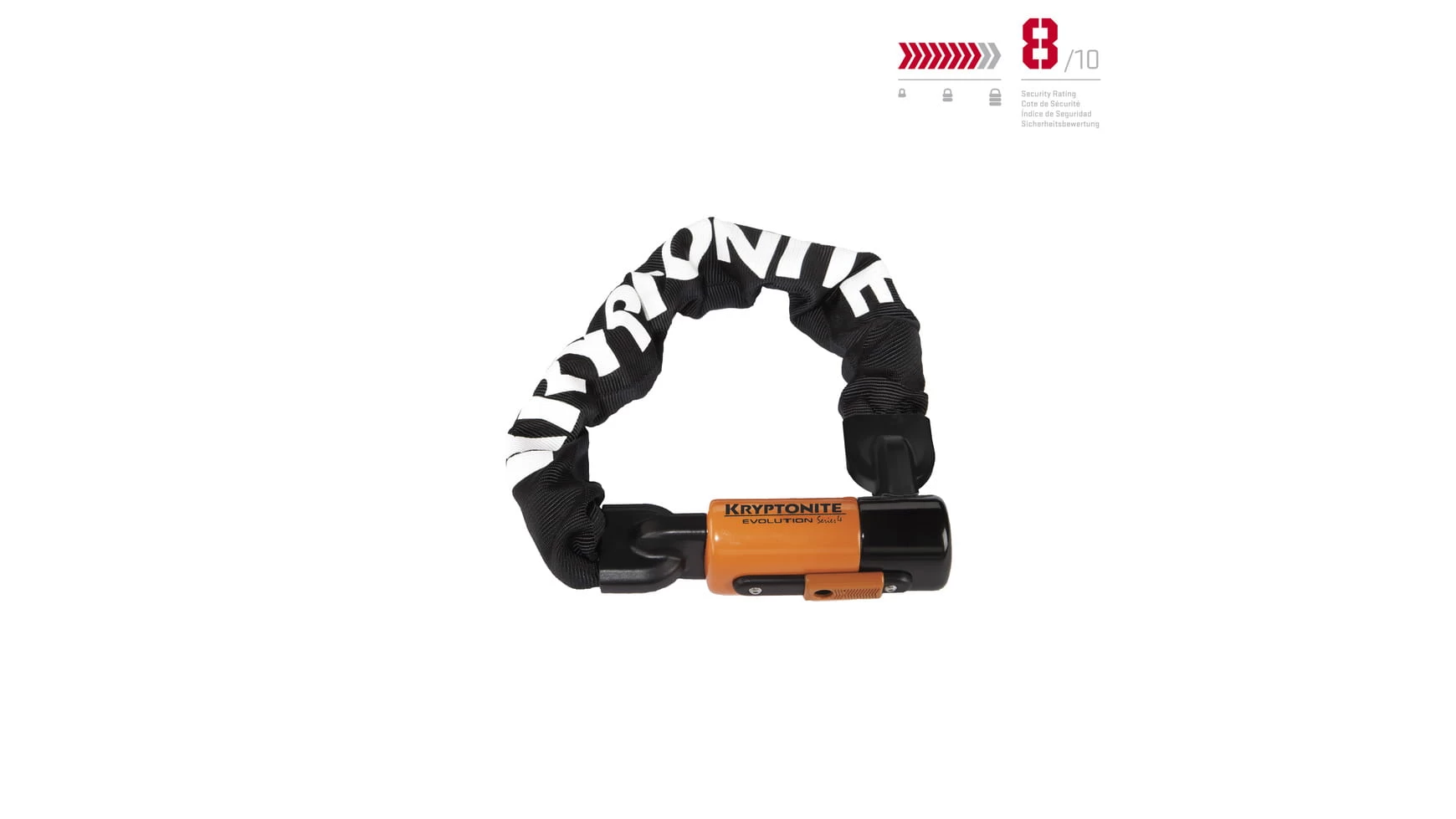 Kryptonite Evolution Series 4 Geïntegreerd Ketting 1055 Mini Kettingslot 3 Kryptonite Evolution Series 4 Geïntegreerd Ketting 1055 Mini Kettingslot