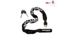 Kryptonite Keeper 785 Geïntegreerd Kettingslot - Zwart