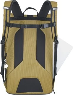 Evoc Rugzak Rugzak 16 L - Curry/Zwart 10 Evoc Rugzak Rugzak 16 L - Curry/Zwart -Fietsuitrusting Winkel 4250450725558 DUFFLE BACKPACK 16 CURRY BLACK D2