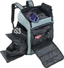 Evoc Rugzak 60 L - Staal -Fietsuitrusting Winkel 4250450725596 GEAR BACKPACK 60 STEEL D4 1