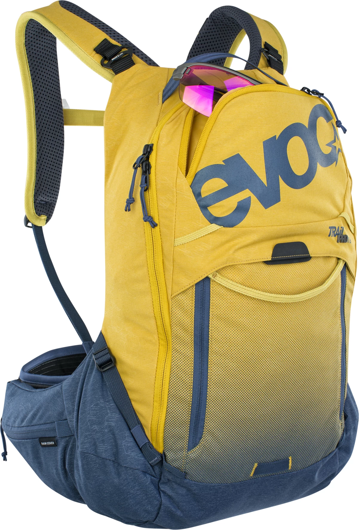 Evoc Trail Pro 16 L - Rugzak - Kerrie/Denim 5 Evoc Trail Pro 16 L - Rugzak - Kerrie/Denim - Afbeelding 3