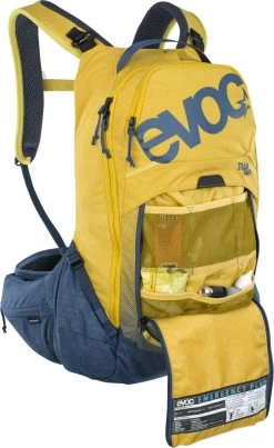 Evoc Trail Pro 16 L - Rugzak - Kerrie/Denim 15 Evoc Trail Pro 16 L - Rugzak - Kerrie/Denim -Fietsuitrusting Winkel 4250450726463 TRAIL PRO 16L CURRY DENIM S M D6