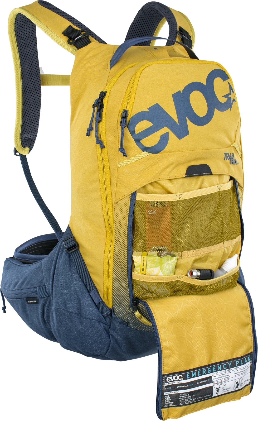Evoc Trail Pro 16 L - Rugzak - Kerrie/Denim 8 Evoc Trail Pro 16 L - Rugzak - Kerrie/Denim - Afbeelding 6