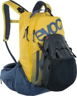 Evoc Trail Pro 16 L - Rugzak - Kerrie/Denim 16 Evoc Trail Pro 16 L - Rugzak - Kerrie/Denim -Fietsuitrusting Winkel 4250450726463 TRAIL PRO 16L CURRY DENIM S M D7