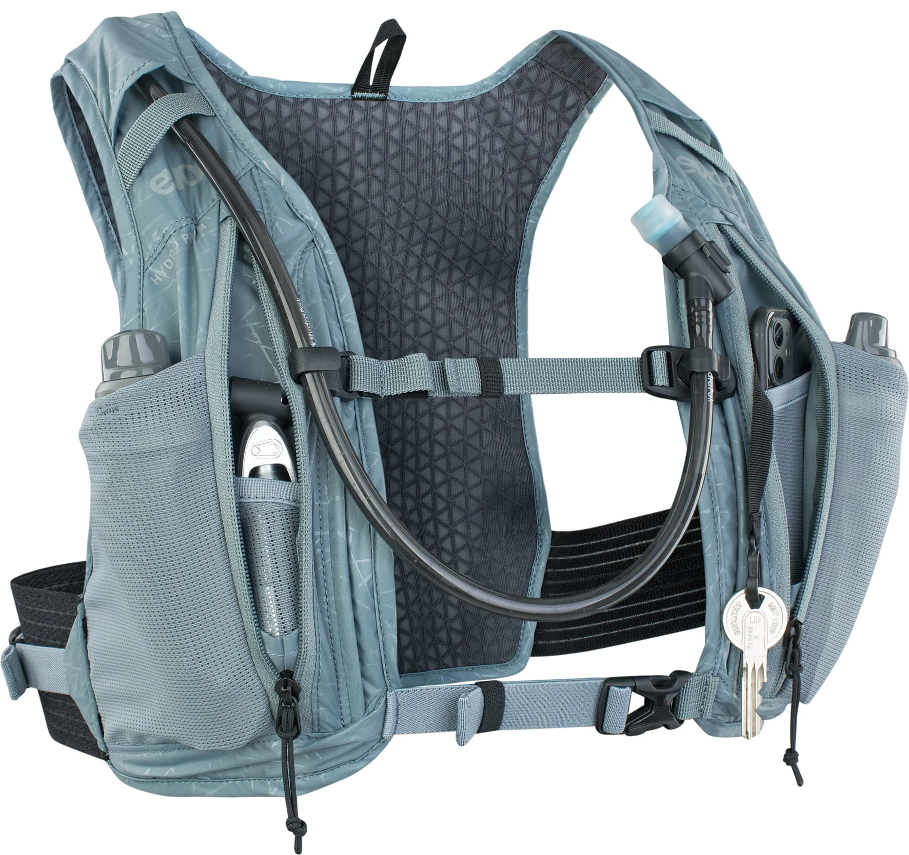 Evoc Hydro Pro 3 L Rugzak Incl. 1.5 L Bladder - Staal - Afbeelding 4