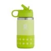 Hydro Flask Kinderdrinkfles Met Brede Mond En Rietdeksel - Honingdauw -Fietsuitrusting Winkel Kids Trinkflasche Wide Mouth Straw Lid Boot Honeydew