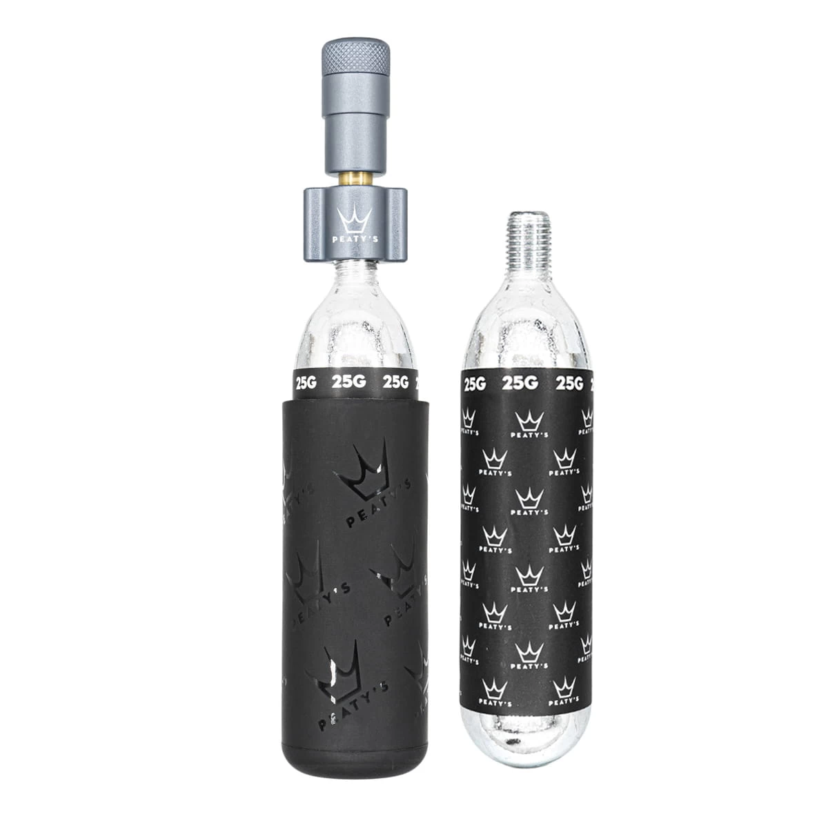 Peaty's Holeshot CO2 Bandenpomp - MTB (25 G) - Leisteen 3 Peaty's Holeshot CO2 Bandenpomp - MTB (25 G) - Leisteen