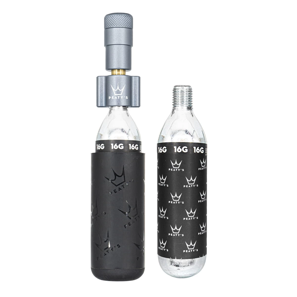 Peaty's Holeshot CO2-bandenvuller - Road & Gravel (16 G) - Leisteen 3 Peaty's Holeshot CO2-bandenvuller - Road & Gravel (16 G) - Leisteen