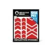 Reflecterende SHAPES - Chevron - Rood -Fietsuitrusting Winkel chevron rot