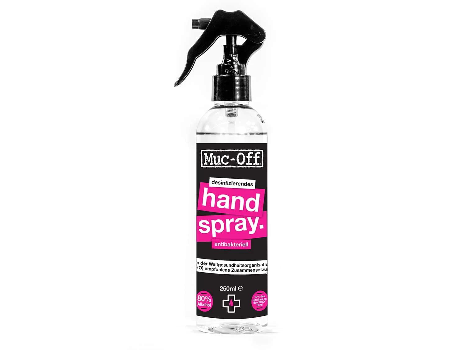 Muc-Off Antibacteriële Desinfecterende Handspray 250 Ml 3 Muc-Off Antibacteriële Desinfecterende Handspray 250 Ml
