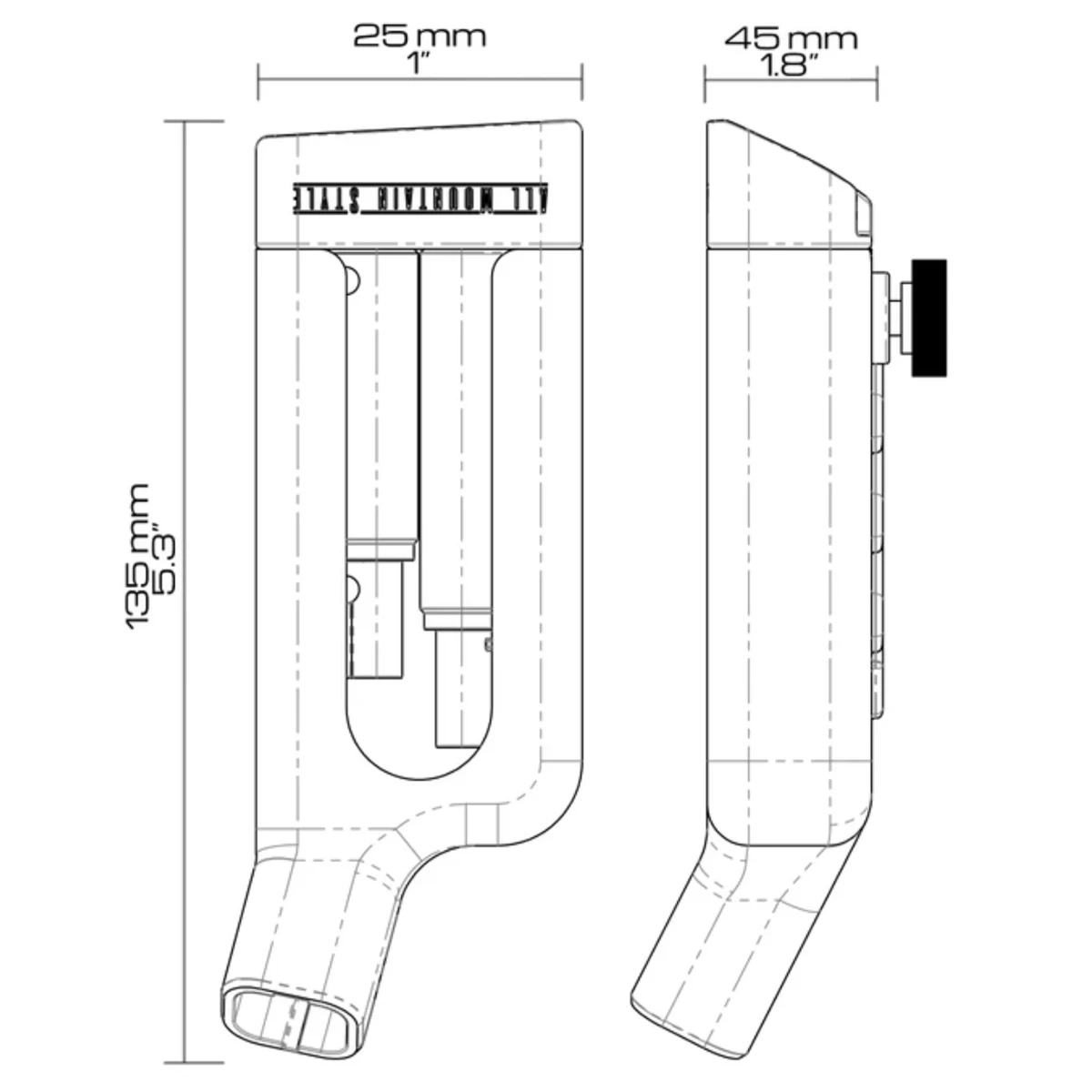 Pedaalstandaard - Kickstand Zwart 8 Pedaalstandaard - Kickstand Zwart - Afbeelding 6