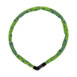 Abus Steel-O-Chain 4804C/75 - Symbool Kinderleerslot - Groen