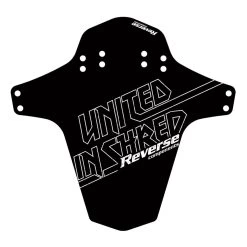 Reverse United In Shred Mudfender - Zwart/wit