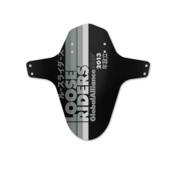 LOOSE RIDERS Spatbord Retro Zwart - Zwart/Grijs